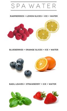 Spa Water Combinations